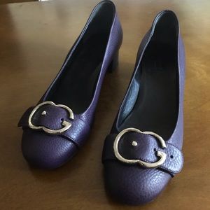 Gucci pumps - purple leather Size 6 - IT 36